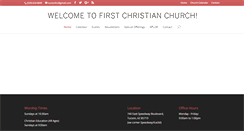 Desktop Screenshot of firstchristianchurchtucson.org
